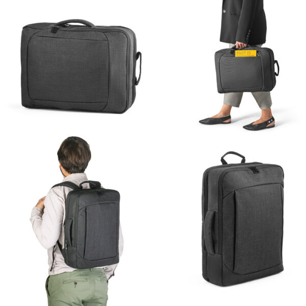 Mochila Personalizada com logotipo de marca empresarial. Tipo de brindes para empresa.