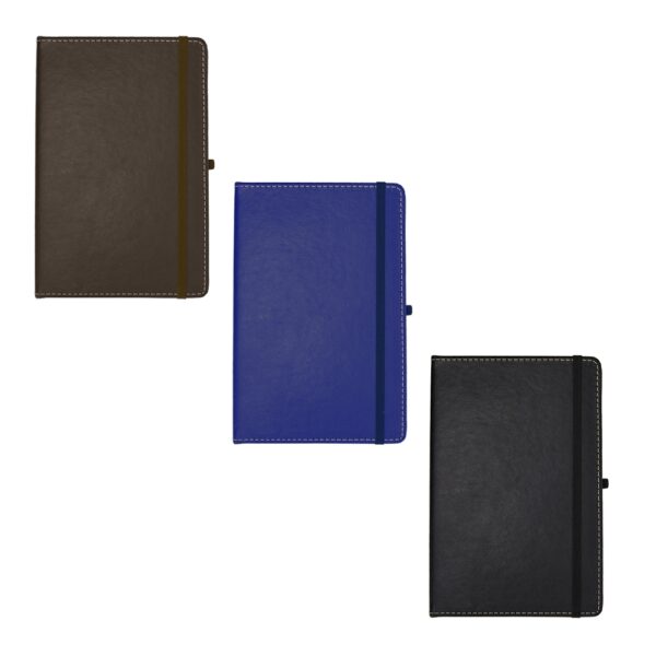(21x14 cm) | Caderno Personalizado Couro S. - COM PAUTA - HUBZB-14885 - Image 2