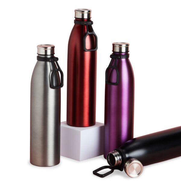Garrafa Térmica Personalizada com personalização de logotipo de marca corporativa. Brinde personalizado criativo.