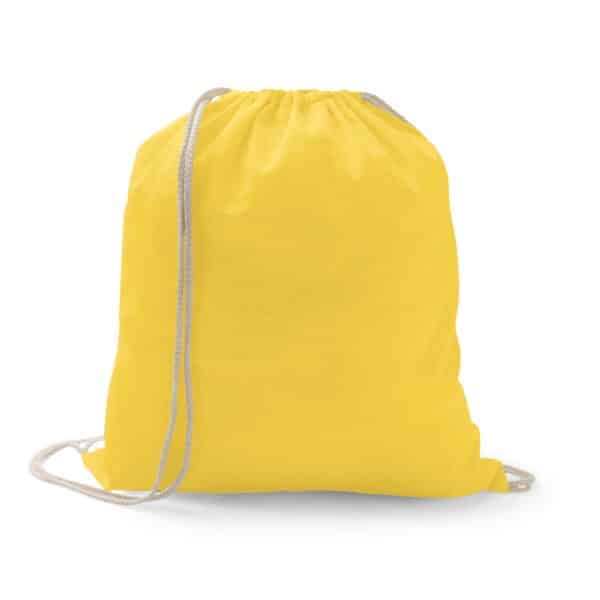 Mochila Saco Personalizada com personalização de marca empresarial. Opção de brinde corporativo para empresas.