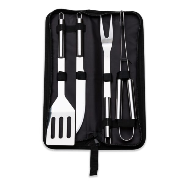 Kit Churrasco Personalizado com Estojo e 4 peças - HUBZB-7444
