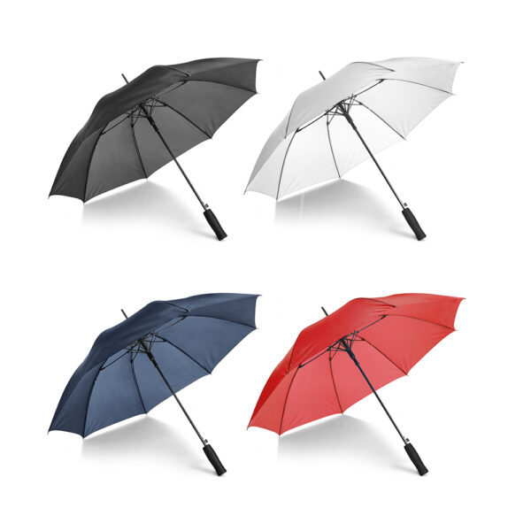 Guarda Chuva Personalizado com logotipo de marca empresarial. Brinde corporativo especial.