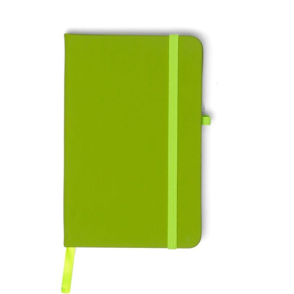 Caderno Personalizado com gravação de marca empresarial. Opção de brindes para empresa.