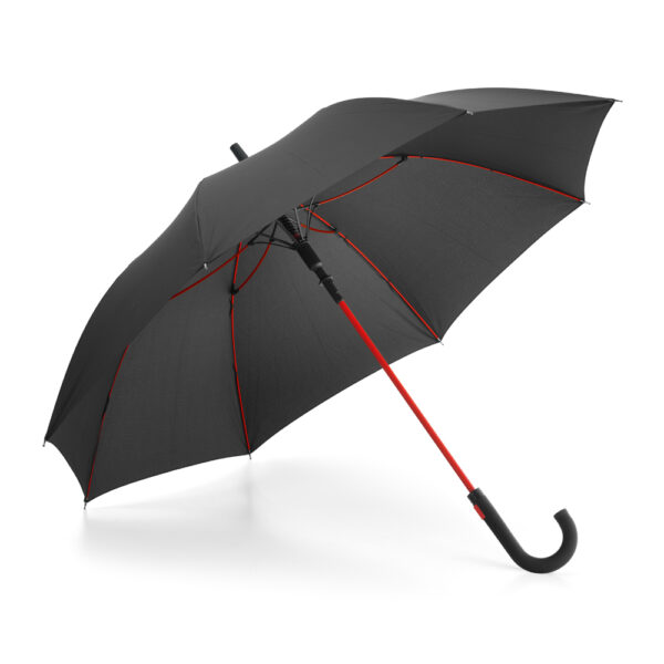 Guarda Chuva Personalizado com logotipo de marca corporativa. Brinde corporativo luxuoso.