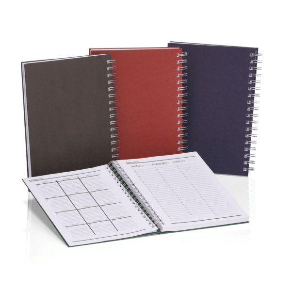 (24x18 cm) | Caderno Personalizado - Capa Dura - COM PAUTA - HUBAS-CAD330