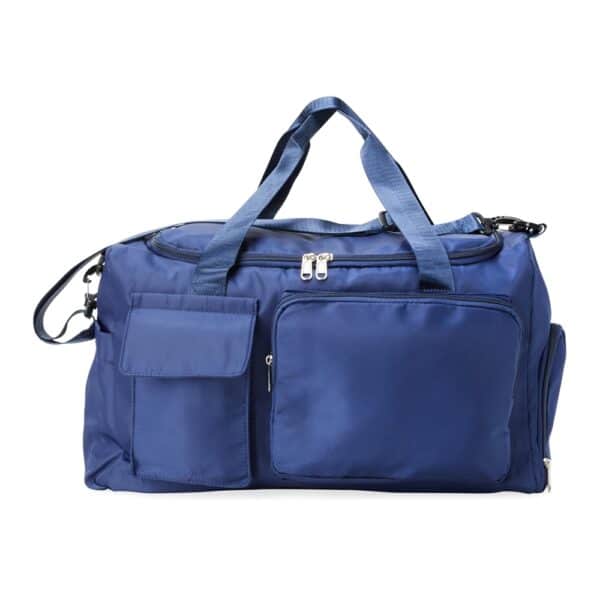 Bolsa de Viagem Personalizada com personalização de logotipo de marca empresarial. Brinde corporativo luxuoso.