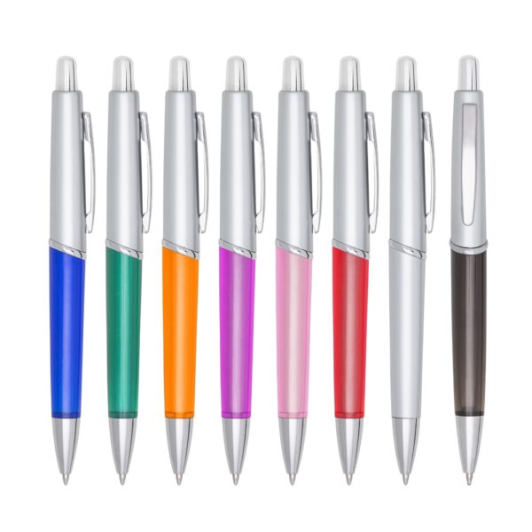 Caneta Personalizada com gravação de logotipo de marca corporativa. Brinde personalizado refinado.
