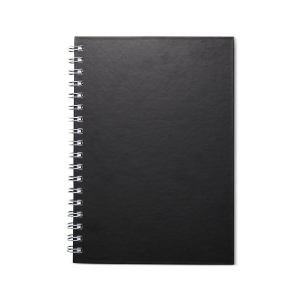 (24x18 cm) | Caderno Personalizado Emborrachado - COM PAUTA - HUBZB-14209B - Image 4