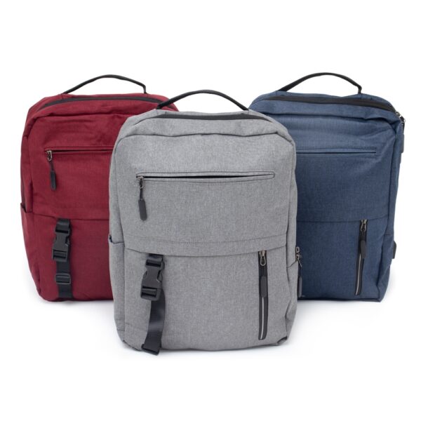Mochila Personalizada com gravação de marca corporativa. Opção de brinde personalizado para empresas.