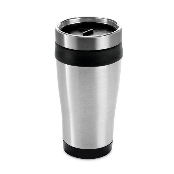 Copo térmico personalizado com logotipo, prático para brindes elegantes.