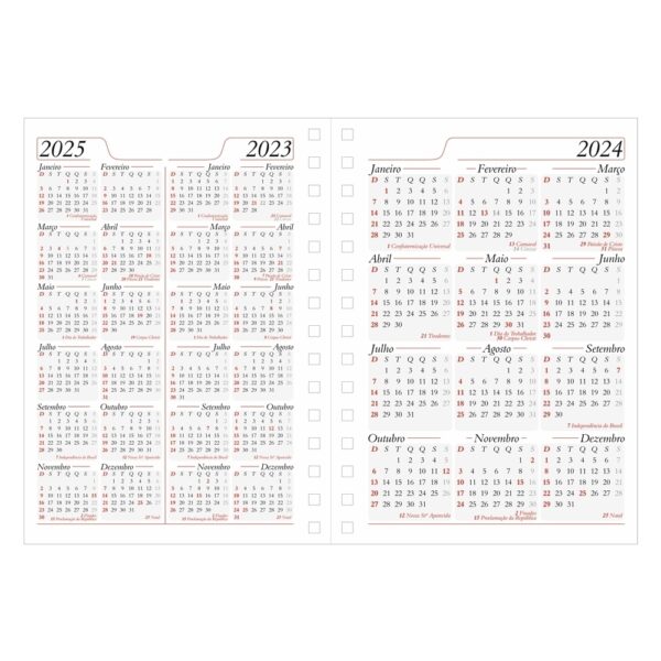 (20x16 cm) | Agenda Personalizada Diária 2024 Wire-o - HUBZB-14627 - Image 7