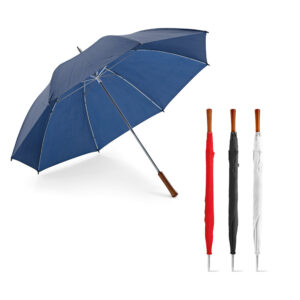 Guarda Chuva Personalizado com gravação de logotipo de marca empresarial. Brinde corporativo refinado.