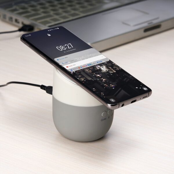 Caixa de Som Personalizada com Carregador por Indução - HUBZB-04366