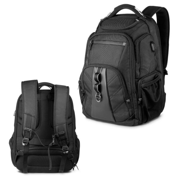 Mochila Personalizada com logotipo de marca corporativa. Opção de brindes para empresa.