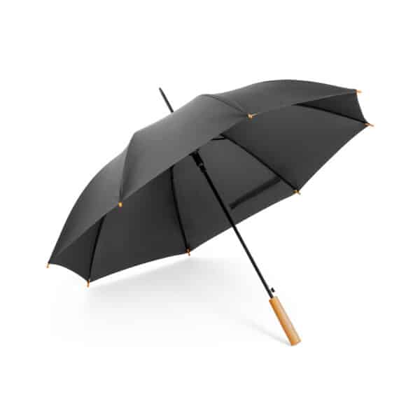 Guarda Chuva Personalizado com gravação de logotipo de marca corporativa. Brinde personalizado criativo.