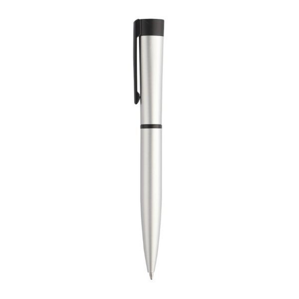 Caneta Personalizada com gravação de logotipo de marca corporativa. Brinde personalizado refinado.