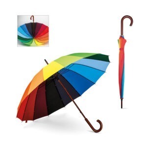 Guarda Chuva Personalizado com gravação de logotipo de marca corporativa. Ótimo brinde para empresas.