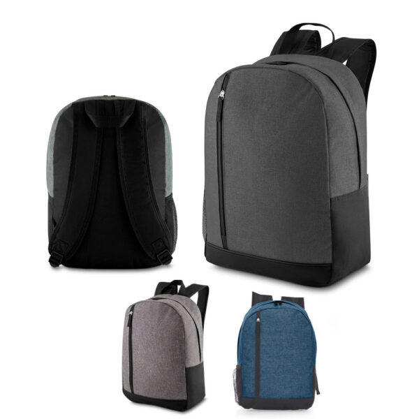 Mochila Personalizada com personalização de marca empresarial. Opção de brinde personalizado para empresas.