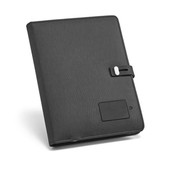 Pasta Personalizada A5 em c. sintético com bateria portátil - HUBSP-52075