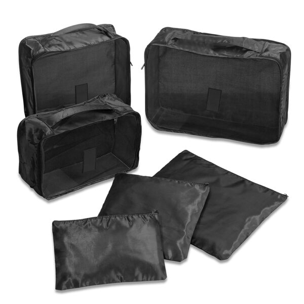 Kit Necessaire Personalizada 6 Peças - HUBZB-18538 - A Huble oferece atendimento especializado para brindes corporativos e mochilas personalizadas para empresas e agências de eventos. Sua melhor opção em brindes corporativos está na Huble com entrega para todo Brasil.