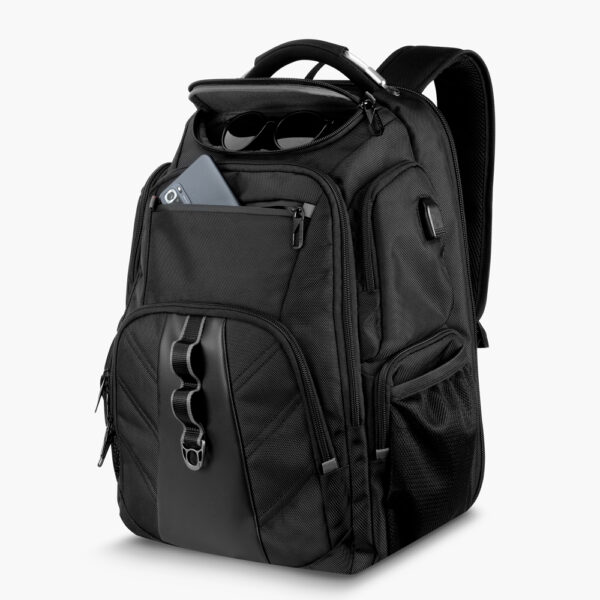 Mochila Personalizada com gravação de marca corporativa. Opção de brinde personalizado para empresas.