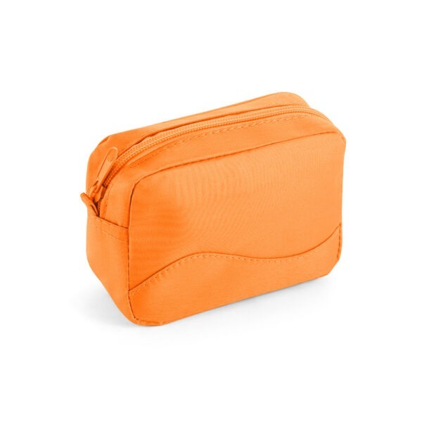 Necessaire Personalizada com logotipo de marca corporativa. Brinde corporativo elegante.