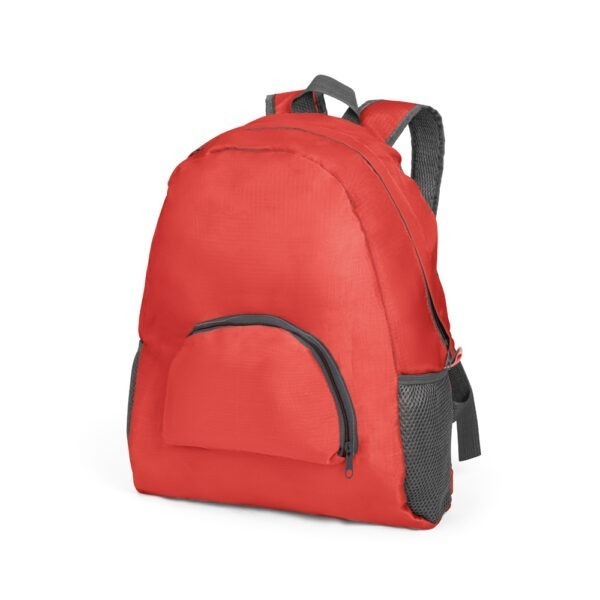 Mochila Personalizada com gravação de marca empresarial. Opção de brindes para empresa.