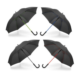 Guarda Chuva Personalizado com logotipo de marca corporativa. Brinde corporativo luxuoso.