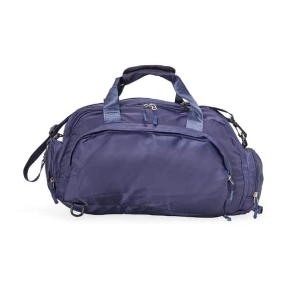 Bolsa de Viagem Personalizada com logotipo de marca empresarial. Brinde corporativo exclusivo.