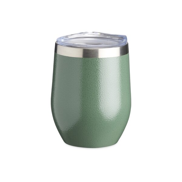 Copo térmico personalizado com personalização, brinde prático e elegante.