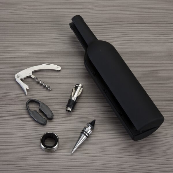 Kit Vinho Personalizado 5 Peças - Formato Garrafa - HUBZB-11870 - Image 3
