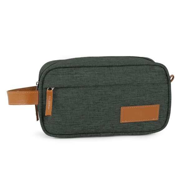 Necessaire Personalizada com personalização de logotipo de marca corporativa. Brinde personalizado exclusivo.