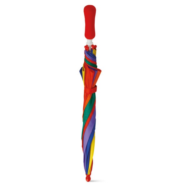 Guarda Chuva Personalizado com logotipo de marca corporativa. Brinde personalizado criativo.