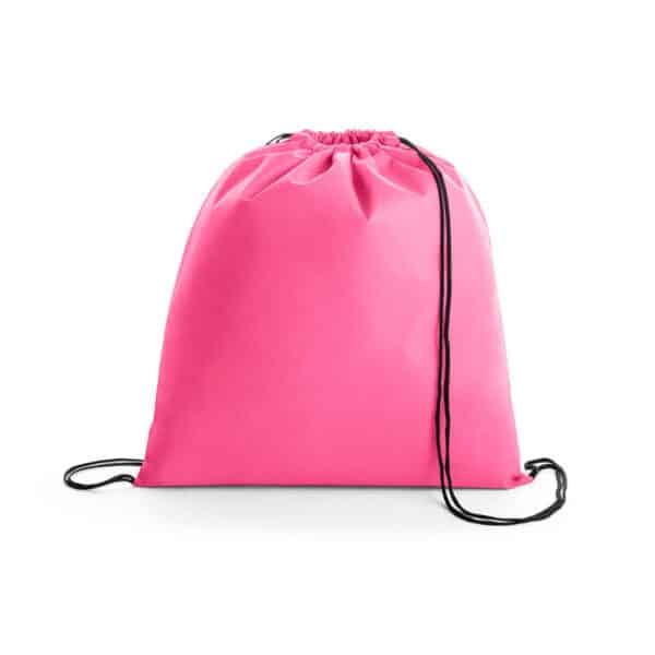 Mochila Saco Personalizada com logotipo de marca empresarial. Opção de brinde personalizado para empresas.