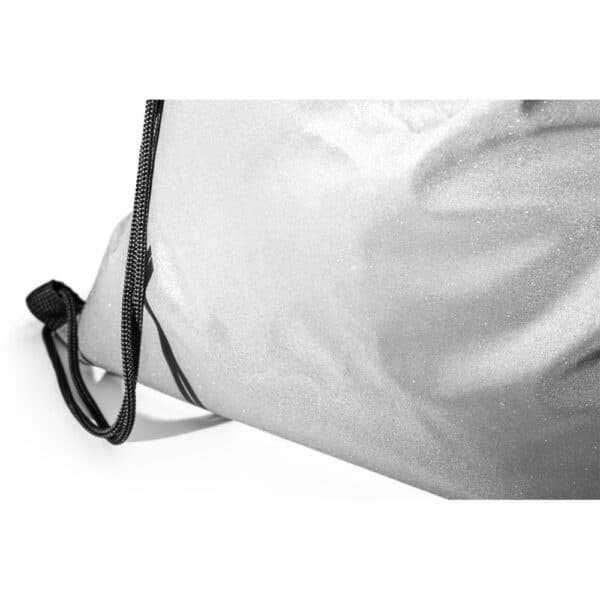 Mochila Saco Personalizada com personalização de marca empresarial. Opção de brinde personalizado para empresas.