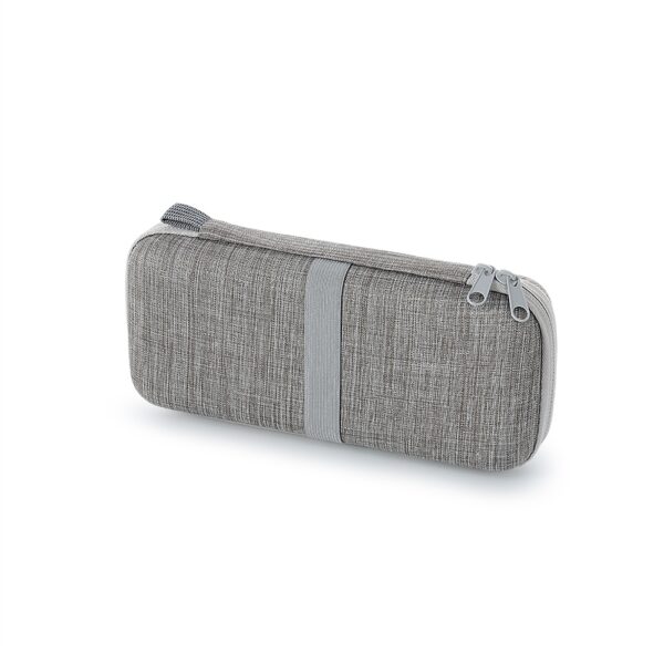 Necessaire Personalizada com gravação de logotipo de marca empresarial. Brinde corporativo refinado.