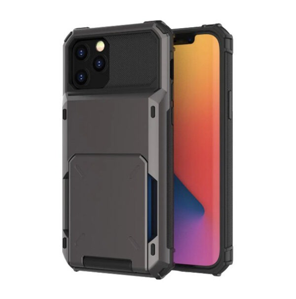 Capa Anti-Impacto Personalizada | Dupla Camada c/ Porta Cartão  - HUBIMP-009