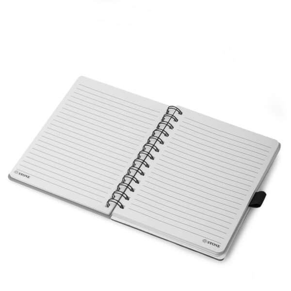 Caderno Personalizado com gravação de marca corporativa. Opção de brindes para empresa.
