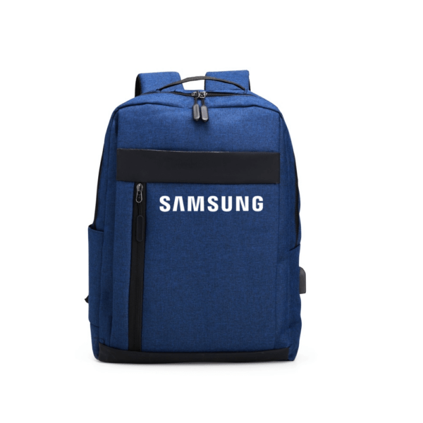 Mochila Personalizada com gravação de marca corporativa. Opção de brinde corporativo para empresas.