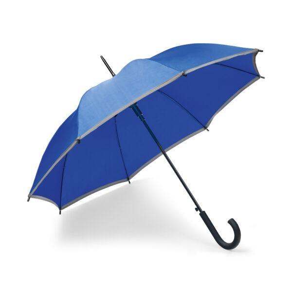 Guarda Chuva Personalizado com logotipo de marca corporativa. Brinde corporativo elegante.