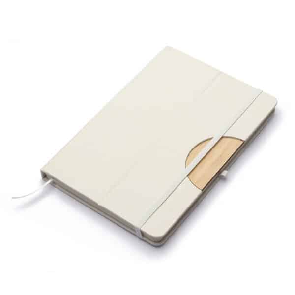 Caderno Personalizado com personalização de marca corporativa. Opção de brinde personalizado para empresas.