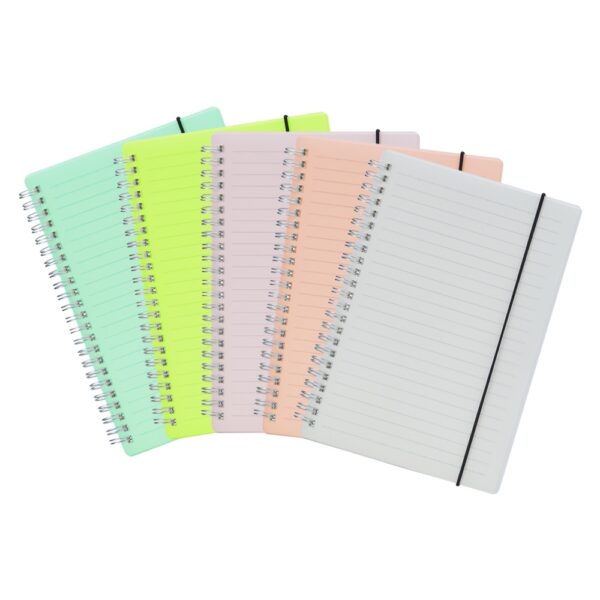 (21x15 cm) | Caderno Personalizado A5 Plastico - COM PAUTA - HUBZB-05058 - Image 2