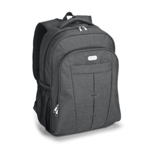 Mochila Personalizada com gravação de marca corporativa. Tipo de brindes para empresa.