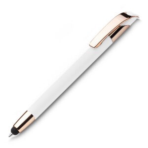 Caneta Personalizada com logotipo de marca corporativa. Brinde corporativo elegante.