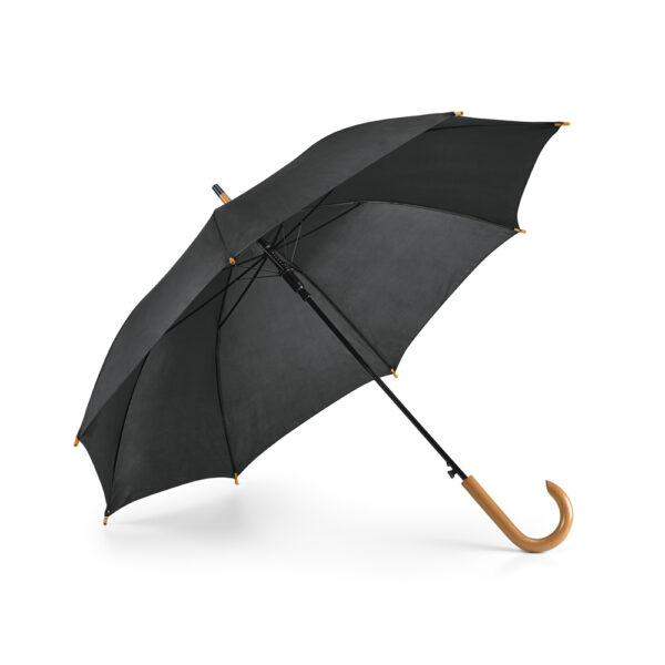 Guarda Chuva Personalizado com personalização de logotipo de marca empresarial. Brinde corporativo luxuoso.