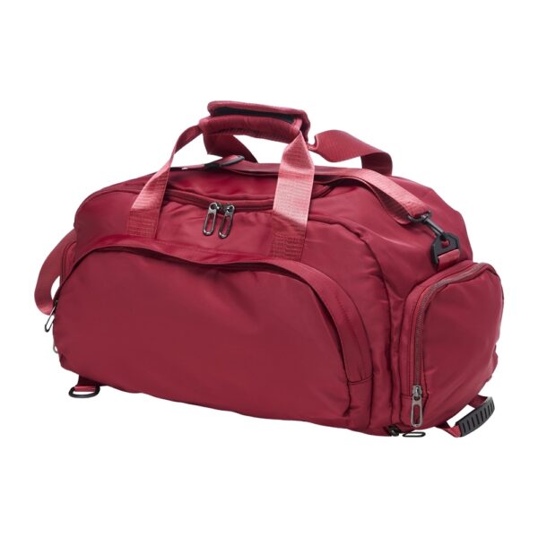 Bolsa de Viagem Personalizada com gravação de logotipo de marca empresarial. Ótimo brinde para empresas.