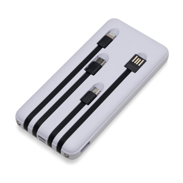 Power Bank Personalizado 10.000mAh com Lanterna e Multissaídas - HUBZB-04052 - Image 3