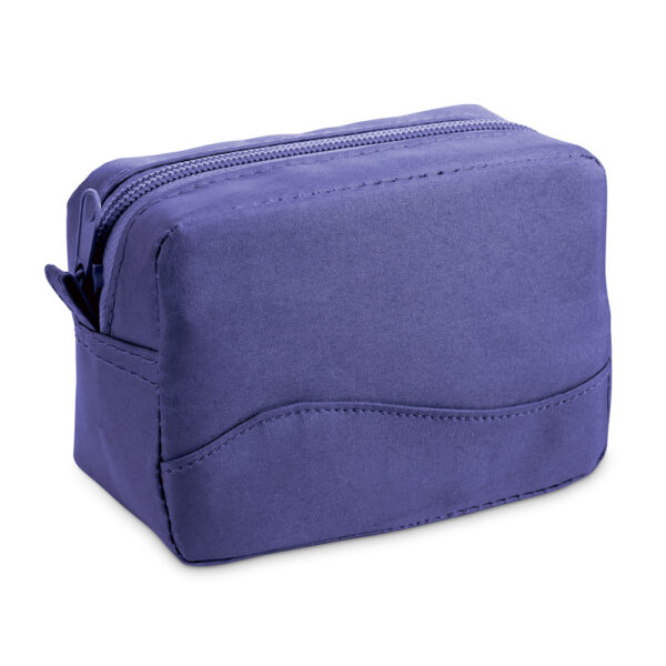 Necessaire Personalizada com personalização de logotipo de marca empresarial. Excelente brinde para empresas.