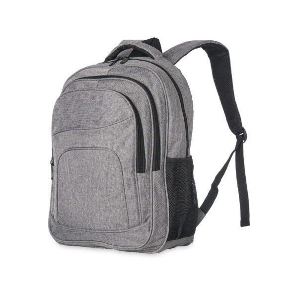 Mochila Personalizada com personalização de marca empresarial. Tipo de brinde personalizado para empresas.