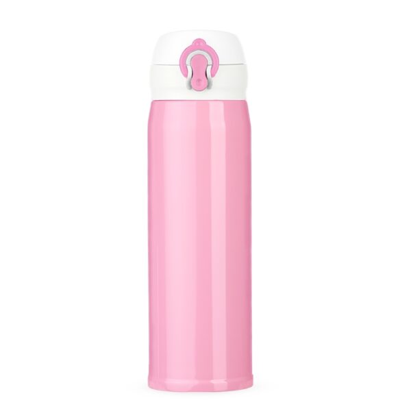 Garrafa Térmica Personalizada com personalização de logotipo de marca empresarial. Brinde personalizado elegante.